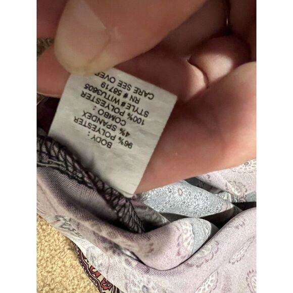 Notations Women Plus Size 3x Top Slanted Bottom - Picture 8 of 8